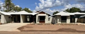 Steel framed social housing units in Kununurra
